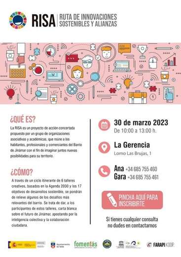 Está impulsado por el proyecto Ruta de Innovaciones Sostenibles y Alianzas en el marco del Plan Integral de Jinámar / TA